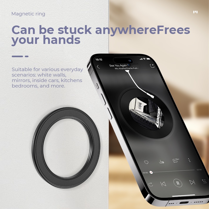 Phone Accessories Useful - Para Magsafe fuerte anillo magnético soporte